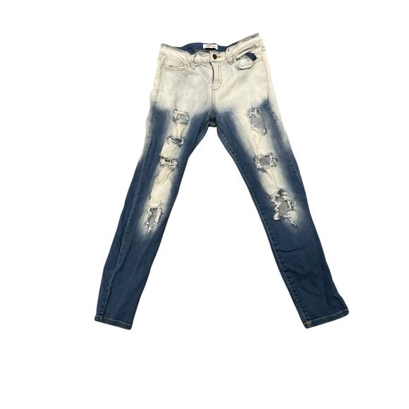 Cello Jeans Womens Size 19 Destroyed Tapered Leg - Picture 1 of 4